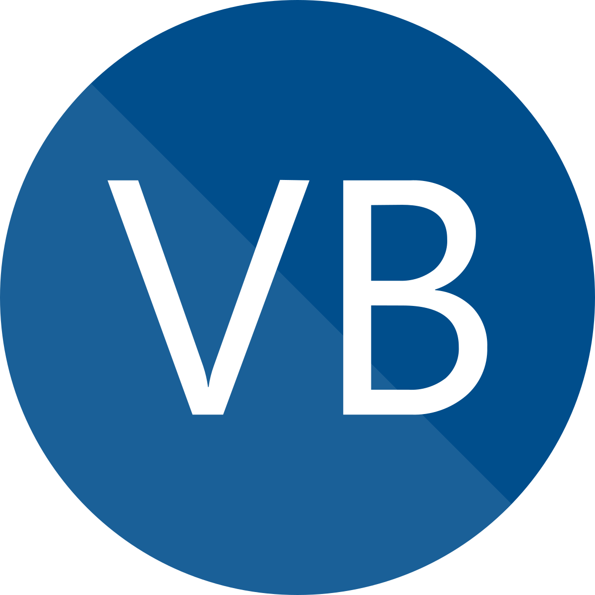 Uno de nuestros lenguajes predilectos para desarrollo de sistemas es VB (.NET y 6) Logo VB